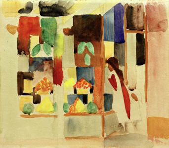 Bild-Nr: 30005278 A.Macke, Kinder am Gemüseladen I, 1913 Erstellt von: Macke, August