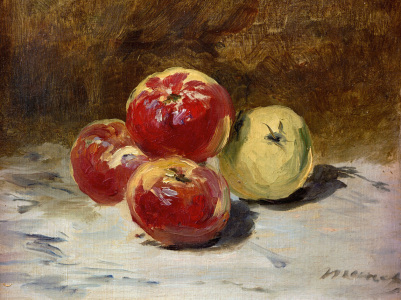Bild-Nr: 30005338 Manet / Four apples / 1882 Erstellt von: Manet, Edouard