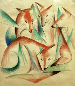 Bild-Nr: 30005574 Marc / Four Foxes / 1913 Erstellt von: Marc, Franz
