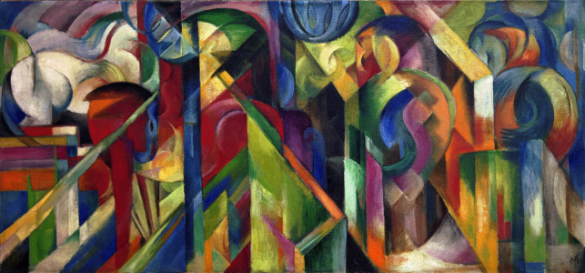 Bild-Nr: 30005640 Franz Marc / Stables / 1913 Erstellt von: Marc, Franz