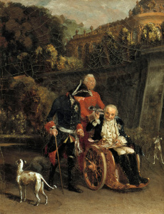 Bild-Nr: 30005692 Frederick t.Gr., La Motte-Fouqué/Menzel Erstellt von: von Menzel, Adolph Friedrich Erdmann
