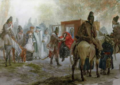 Bild-Nr: 30005792 A.Menzel / Hussars and Polish Magnates Erstellt von: von Menzel, Adolph Friedrich Erdmann