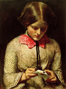 Bild-Nr: 30005894 J.E.Millais, The Violet's Message Erstellt von: Millais, Sir John Everett