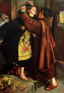 Bild-Nr: 30005904 J.E.Millais, The Escape of a Heretic Erstellt von: Millais, Sir John Everett