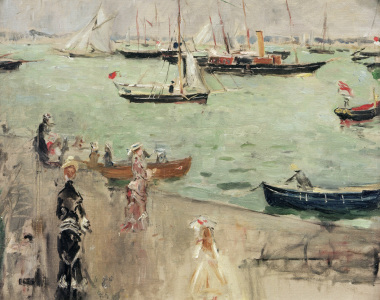 Bild-Nr: 30005974 B.Morisot, Hrbour scene, Isle of Wight Erstellt von: Morisot, Berthe