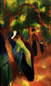 Bild-Nr: 30006138 August Macke, Sonniger Weg Erstellt von: Macke, August