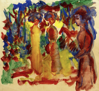 Bild-Nr: 30006166 A.Macke, Frauen beim Spaziergang, 1913 Erstellt von: Macke, August