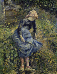 Bild-Nr: 30006400 C.Pissarro, Jeune Fille a la Baguette Erstellt von: Pissarro, Camille