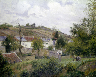 Bild-Nr: 30006420 Pissarro / Village near Pontoise / 1873 Erstellt von: Pissarro, Camille