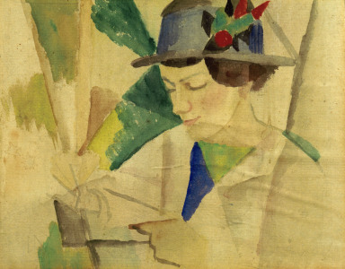 Bild-Nr: 30006510 August Macke / Portrait of the wife Erstellt von: Macke, August