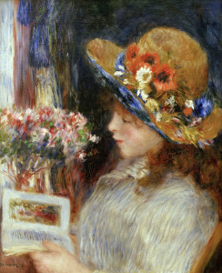 Bild-Nr: 30006618 Renoir / Girl reading / 1880 Erstellt von: Renoir, Pierre-Auguste