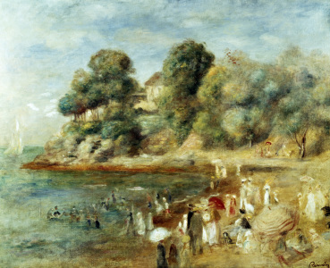 Bild-Nr: 30006878 Auguste Renoir/Beach at Pornic Erstellt von: Renoir, Pierre-Auguste