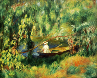 Bild-Nr: 30006884 Renoir / The barque / 1878/80 Erstellt von: Renoir, Pierre-Auguste
