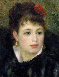 Bild-Nr: 30007020 A.Renoir, Woman with Rose Erstellt von: Renoir, Pierre-Auguste