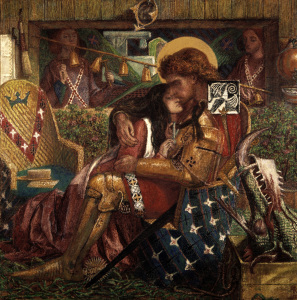Bild-Nr: 30007168 Rossetti / Marriage of George and Sabra Erstellt von: Rossetti, Dante Gabriel