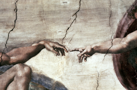 Bild-Nr: 30007316 The Creation of Adam / Michelangelo Erstellt von: Buonarroti, Michelangelo (Michelangelo di Lodovico Buonarroti Simoni)