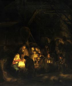Bild-Nr: 30007719 Rembrandt / Adoration of the shepherds Erstellt von: Rembrandt Harmenszoon van Rijn