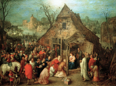 Bild-Nr: 30007793 Adoration of the Kings / Brueghel t.E Erstellt von: Jan Brueghel der Ältere