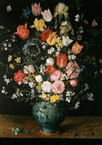 Bild-Nr: 30007831 Bruegel t.E. / Flowers in blue vase Erstellt von: Jan Brueghel der Ältere