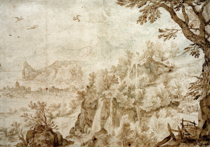 Bild-Nr: 30007833 J.Brueghel d.Ä., Gebirgslandschaft Erstellt von: Jan Brueghel der Ältere