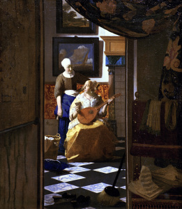 Bild-Nr: 30007947 Vermeer/ The love letter / c.1669/70 Erstellt von: Jan Vermeer van Delft