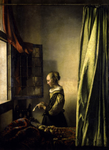 Bild-Nr: 30007949 Vermeer / Girl reading a letter / c.1659 Erstellt von: Jan Vermeer van Delft