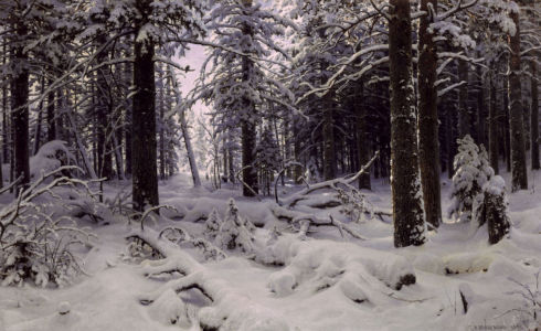 Bild-Nr: 30007969 I.I.Shishkin / Winter / 1890 Erstellt von: Schischkin, Iwan Iwanowitsch