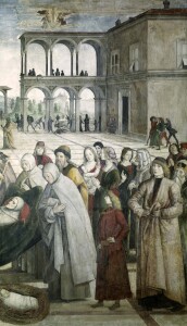 Bild-Nr: 30008215 Pinturicchio, Begräbnis Hl.Bernhardin Erstellt von: Pinturicchio, Bernadino di Betto di Biagio