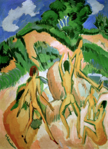 Bild-Nr: 30008317 E.L.Kirchner, Badende zwischen Dünen Erstellt von: Ernst Ludwig Kirchner