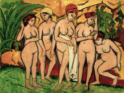 Bild-Nr: 30008319 E.L.Kirchner, Frauen im Bade Erstellt von: Ernst Ludwig Kirchner