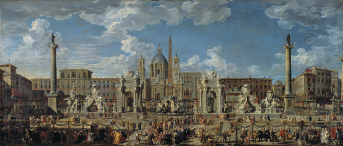 Bild-Nr: 30008331 Rom, Piazza Navona 1729 / Pannini Erstellt von: Pannini, Giovanni Paolo