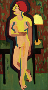 Bild-Nr: 30008419 E.L.Kirchner, Rothaarige nackte Frau Erstellt von: Ernst Ludwig Kirchner
