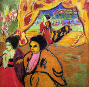 Bild-Nr: 30008427 E.L.Kirchner, Japanisches Theater Erstellt von: Ernst Ludwig Kirchner