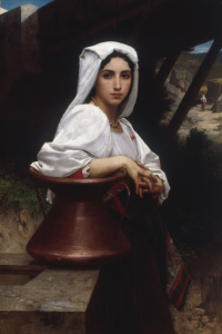 Bild-Nr: 30008735 W.Bouguereau, Young Italian Girl, 1871 Erstellt von: Bouguereau, William Adolphe