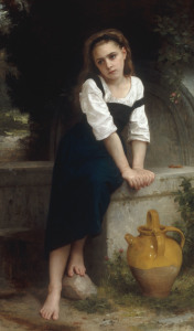 Bild-Nr: 30008739 W.Bouguereau, Orphan by a Spring Erstellt von: Bouguereau, William Adolphe