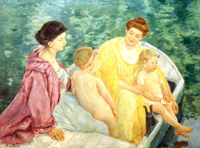 Bild-Nr: 30008779 Cassatt / The bath / 1910 Erstellt von: Cassatt, Mary
