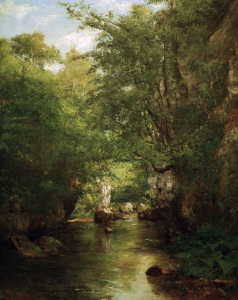 Bild-Nr: 30008971 Gustave Courbet, The Stream - La Brème Erstellt von: Courbet, Gustave