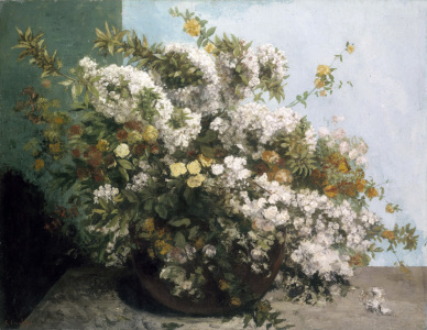 Bild-Nr: 30008997 Courbet / Still life of Flowers / 1855 Erstellt von: Courbet, Gustave