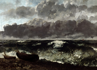Bild-Nr: 30009011 Courbet / Stormy Sea or The Wave / 1870 Erstellt von: Courbet, Gustave