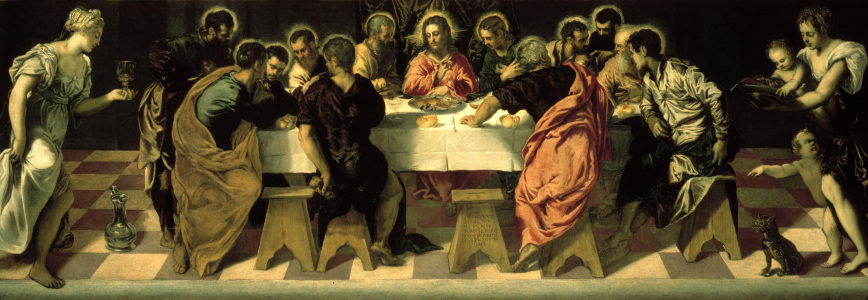 Bild-Nr: 30009509 Tintoretto/The Last Supper (S. Marcuola) Erstellt von: Tintoretto, Jacopo