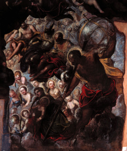 Bild-Nr: 30009551 Tintoretto / Paradise, Detail / 1588/92 Erstellt von: Tintoretto, Jacopo