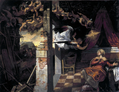 Bild-Nr: 30009555 Tintoretto, Virgin's Annuncation Erstellt von: Tintoretto, Jacopo