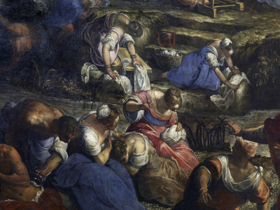 Bild-Nr: 30009572 Tintoretto, Mannalese, Ausschn. Erstellt von: Tintoretto, Jacopo