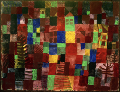 Bild-Nr: 30009636 P.Klee, Houses with Stairway / 1923 Erstellt von: Klee, Paul