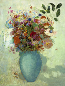 Bild-Nr: 30009760 Redon (Odilon)/Flowers in turq. c1905 Erstellt von: Redon, Odilon