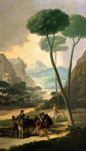 Bild-Nr: 30009945 F.de Goya, The Fall / Paint./ 1786/87 Erstellt von: Goya, Francisco de
