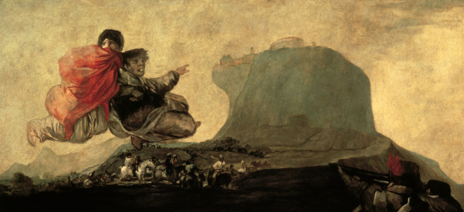 Bild-Nr: 30009947 Goya / Asmodea (Quinta)/ 1820-21 Erstellt von: Goya, Francisco de