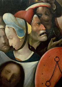Bild-Nr: 31000067 Detail of The Carrying of the Cross showing three faces including St Veronica Erstellt von: Bosch, Hieronymus
