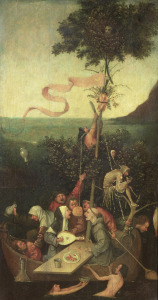 Bild-Nr: 31000098 The Ship of Fools, c.1500 Erstellt von: Bosch, Hieronymus