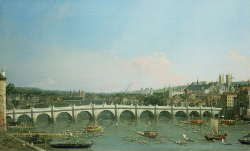 Bild-Nr: 31000173 Westminster Bridge from the North with Lambeth Palace in distance Erstellt von: Canal, Giovanni Antonio & Bellotto, Bernardo